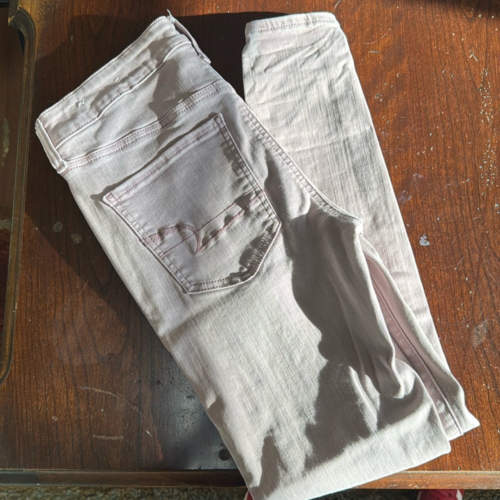 American Eagle light pink Jeggings